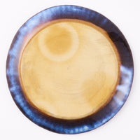 萩焼 松光山 輪花7寸皿 青萩釉 萩焼 松光山 萩焼