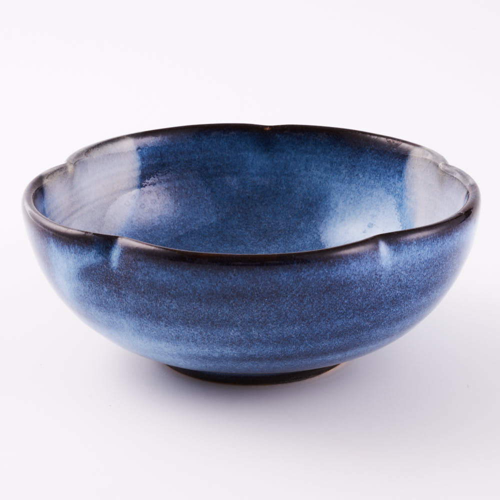 萩焼 松光山 輪花小鉢 青萩釉 萩焼 松光山 萩焼