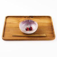 萩焼 松光山 輪花小鉢 粉引紫 萩焼 松光山 萩焼