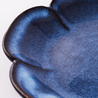 萩焼 松光山 花形4.5寸皿 青萩釉 萩焼 松光山 萩焼