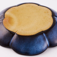 萩焼 松光山 花形4.5寸皿 青萩釉 萩焼 松光山 萩焼