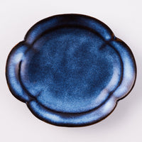 萩焼 松光山 木瓜4寸皿 青萩釉 萩焼 松光山 萩焼