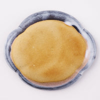 萩焼 松光山 木瓜4寸皿 グレー 萩焼 松光山 萩焼