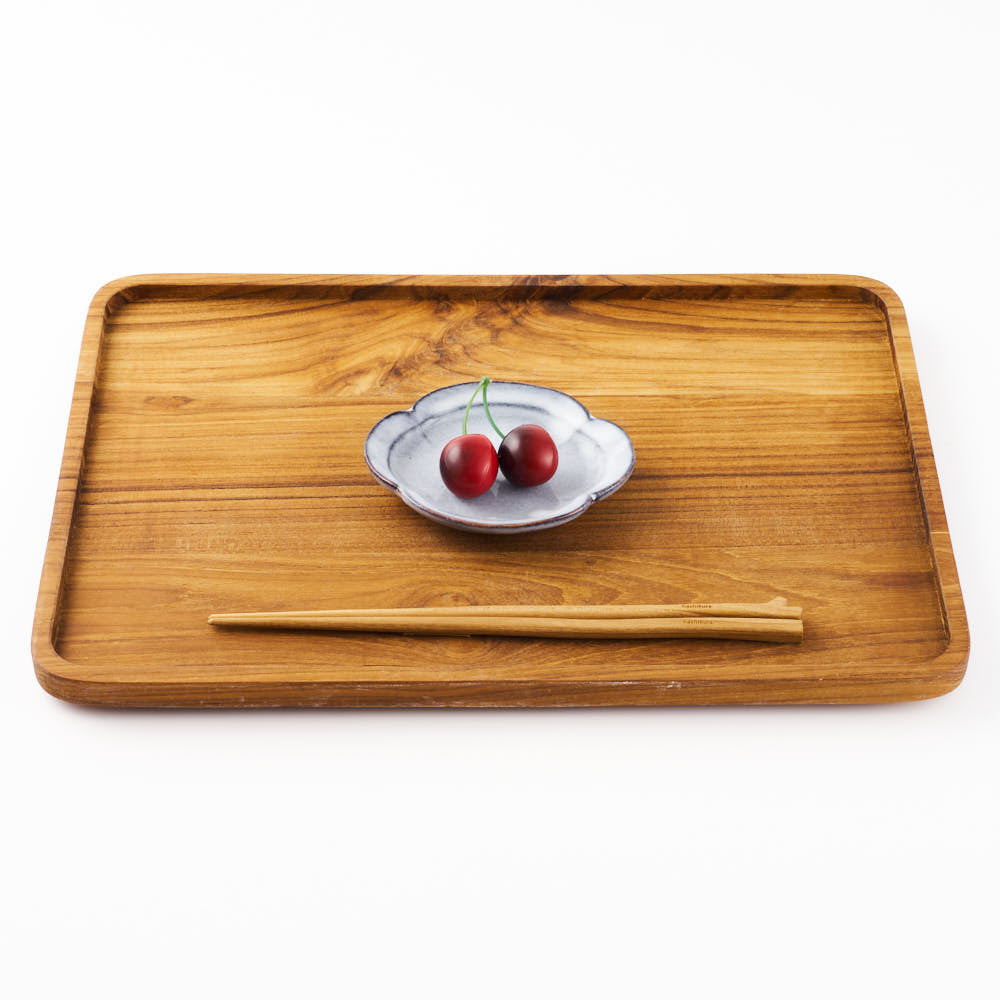 萩焼 松光山 木瓜4寸皿 グレー 萩焼 松光山 萩焼