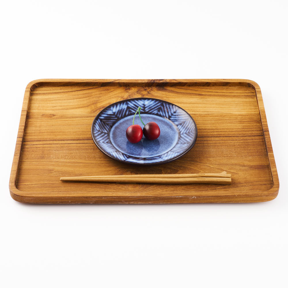 萩焼 松光山 矢羽根5寸皿 青萩釉 ¥1,650 大人の焼き物