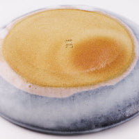 萩焼 松光山 矢羽根小皿 グレー 萩焼 松光山 萩焼