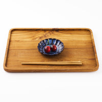 萩焼 松光山 菊花小皿 青萩釉 萩焼 松光山 萩焼