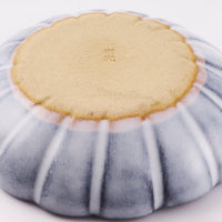 萩焼 松光山 菊花小皿 グレー 萩焼 松光山 萩焼