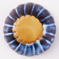 萩焼 松光山 菊花豆鉢 青萩釉 萩焼 松光山 萩焼