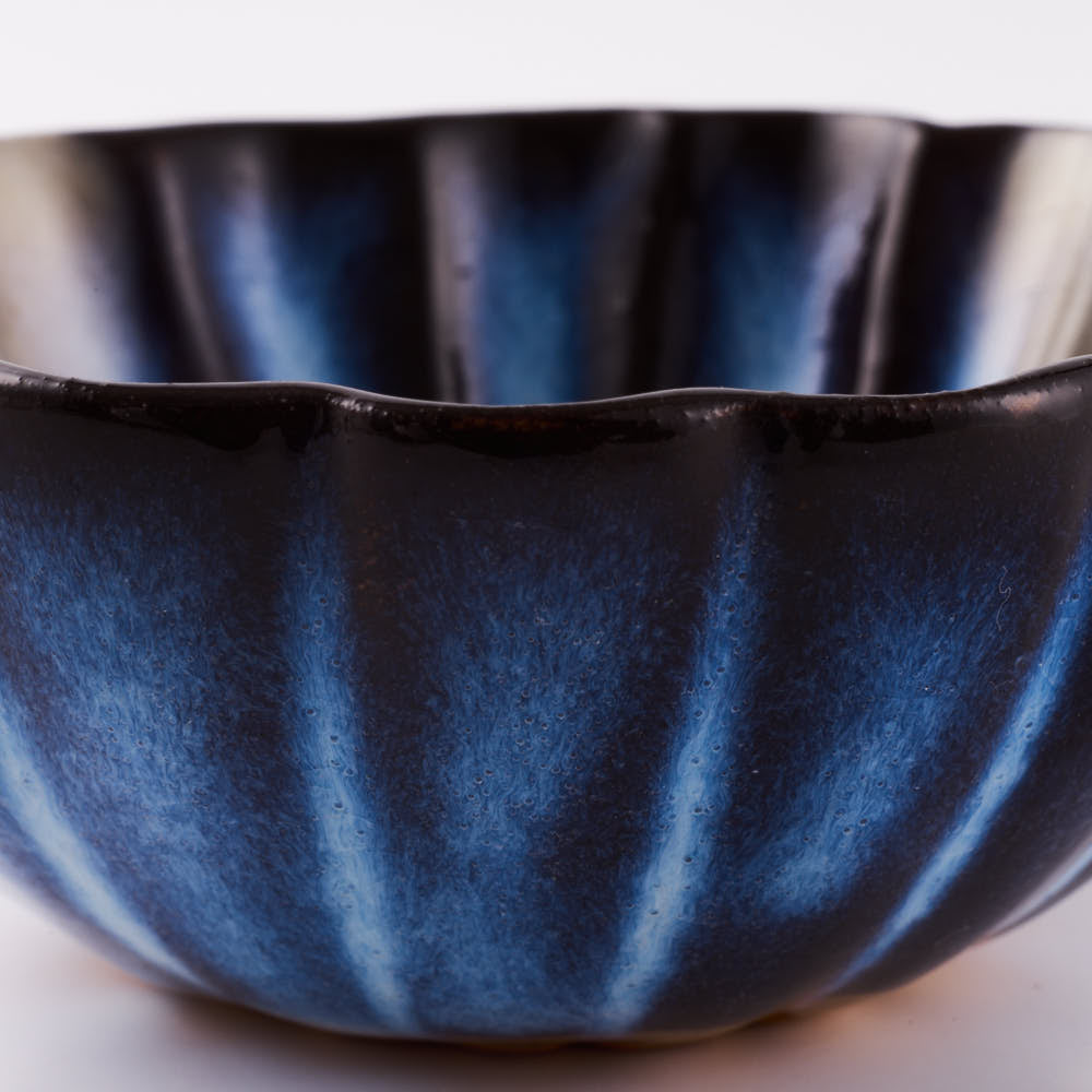 萩焼 松光山 菊花豆鉢 青萩釉 萩焼 松光山 萩焼