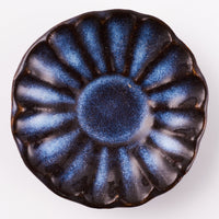 萩焼 松光山 菊花箸置き 青萩釉 萩焼 松光山 萩焼