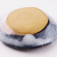 萩焼 松光山 菊花箸置き グレー 萩焼 松光山 萩焼