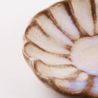 萩焼 松光山 菊花箸置き 粉引紫 萩焼 松光山 萩焼