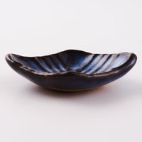 萩焼 松光山 菱形菊花箸置き 青萩釉 萩焼 松光山 萩焼