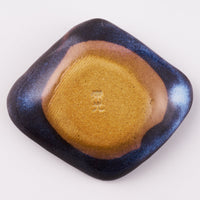 萩焼 松光山 菱形菊花箸置き 青萩釉 萩焼 松光山 萩焼