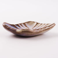 萩焼 松光山 菱形菊花箸置き 粉引紫 萩焼 松光山 萩焼