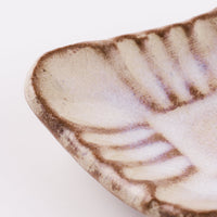 萩焼 松光山 菱形菊花箸置き 粉引紫 萩焼 松光山 萩焼