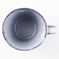 萩焼 松光山 面取カフェオレカップ グレー 萩焼 松光山 萩焼