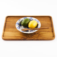 作家 くまがいのぞみ スープ皿 水玉青 作家 くまがいのぞみ 陶磁器作家もの