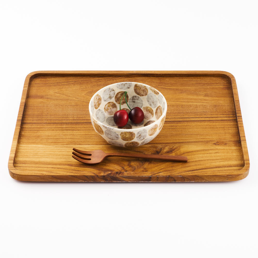 作家 くまがいのぞみ 丸碗 水玉茶 作家 くまがいのぞみ 陶磁器作家もの