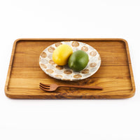 作家 くまがいのぞみ 18cm皿 水玉茶 作家 くまがいのぞみ 陶磁器作家もの