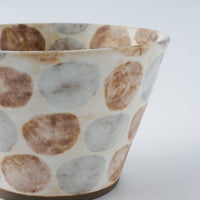 作家 くまがいのぞみ フリーカップ 水玉茶 作家 くまがいのぞみ 陶磁器作家もの