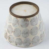 作家 くまがいのぞみ フリーカップ 水玉グレー 作家 くまがいのぞみ 陶磁器作家もの