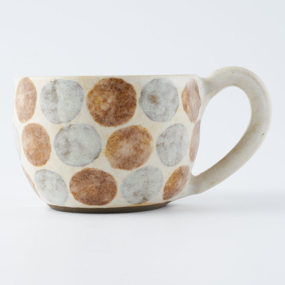 作家 くまがいのぞみ マグカップ 水玉茶 ¥3,850 大人の焼き物