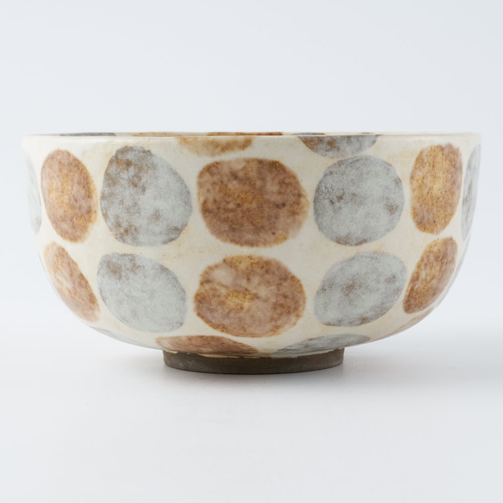 作家 くまがいのぞみ 丸碗 水玉茶 作家 くまがいのぞみ 陶磁器作家もの