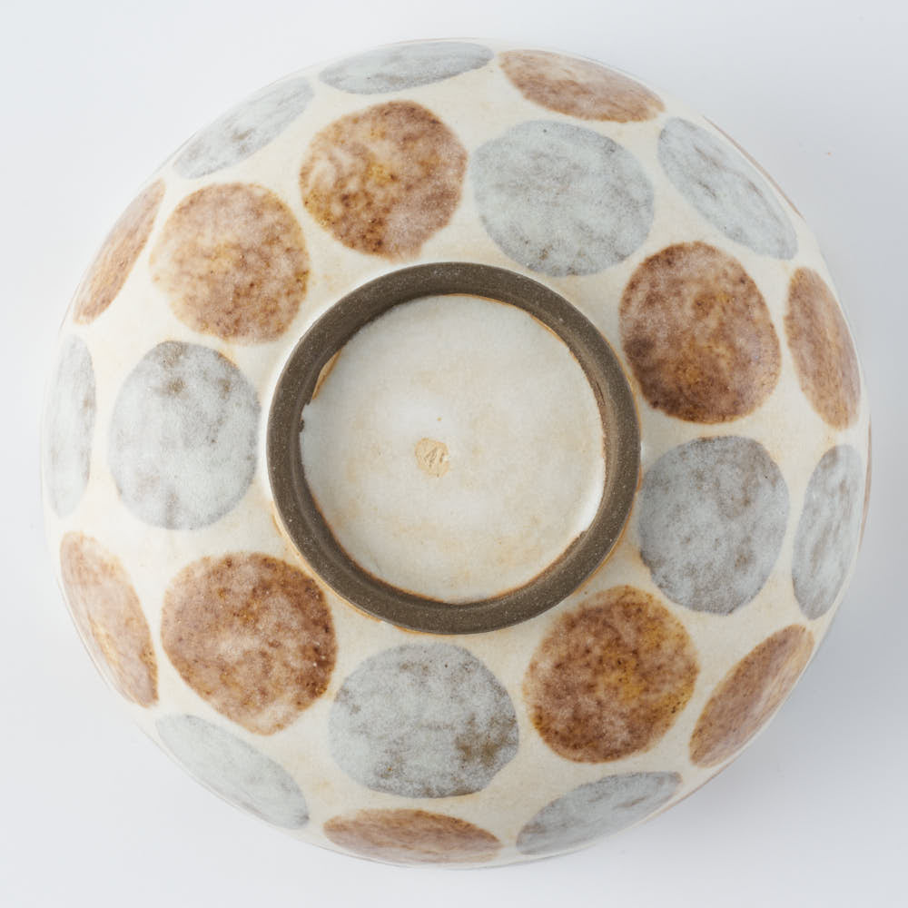 作家 くまがいのぞみ 丸碗 水玉茶 作家 くまがいのぞみ 陶磁器作家もの