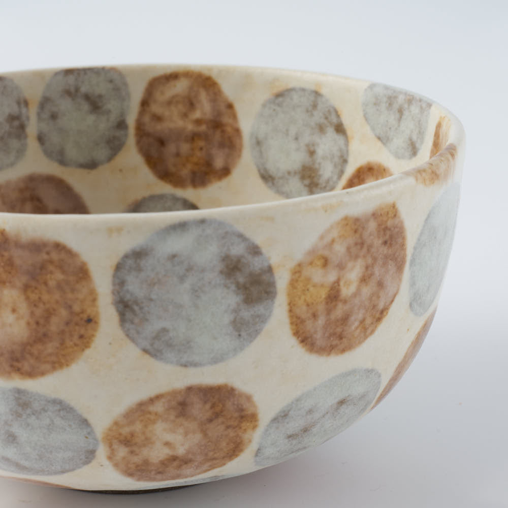 作家 くまがいのぞみ 丸碗 水玉茶 作家 くまがいのぞみ 陶磁器作家もの
