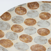 作家 くまがいのぞみ 18cm皿 水玉茶 作家 くまがいのぞみ 陶磁器作家もの