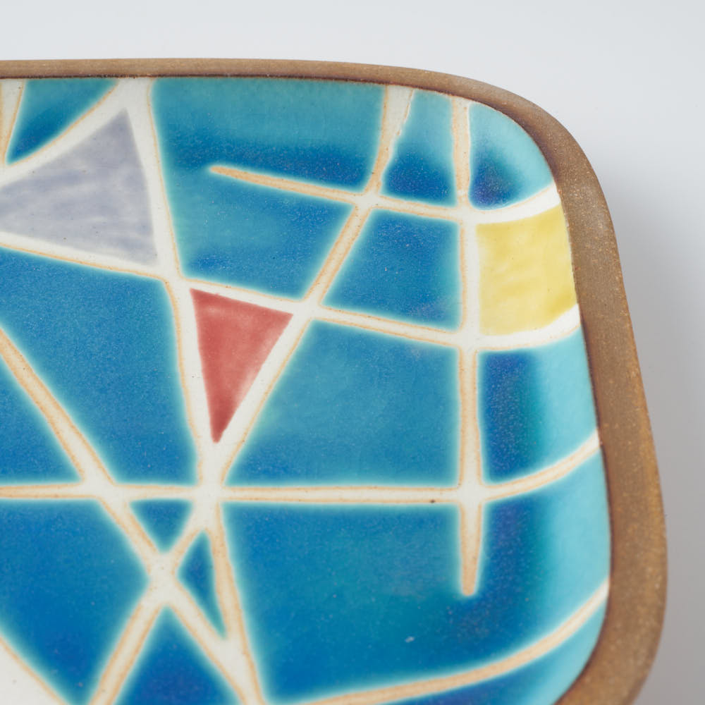 やちむん 一翠窯 長方皿(中) トニー やちむん 一翠窯 やちむん