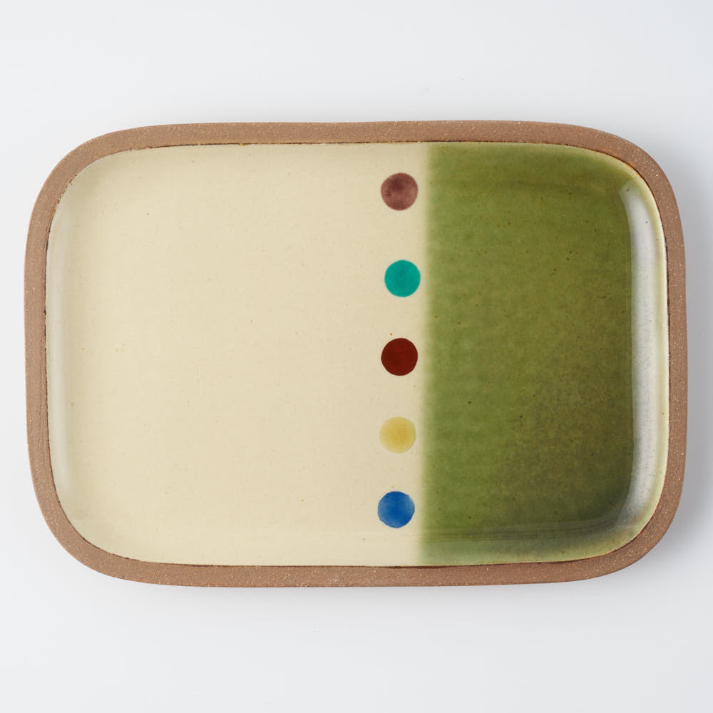 やちむん 一翠窯 長方皿(中) オーグスヤー やちむん 一翠窯 やちむん