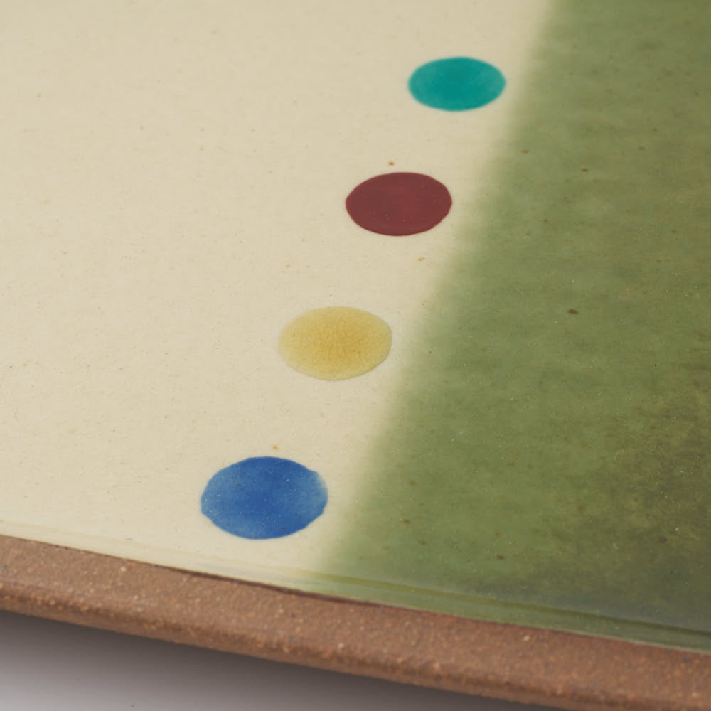 やちむん 一翠窯 長方皿(中) オーグスヤー やちむん 一翠窯 やちむん