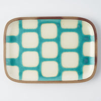 やちむん 一翠窯 長方皿(中) ソーダ やちむん 一翠窯 やちむん