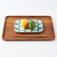 やちむん 一翠窯 長方皿(中) ソーダ やちむん 一翠窯 やちむん