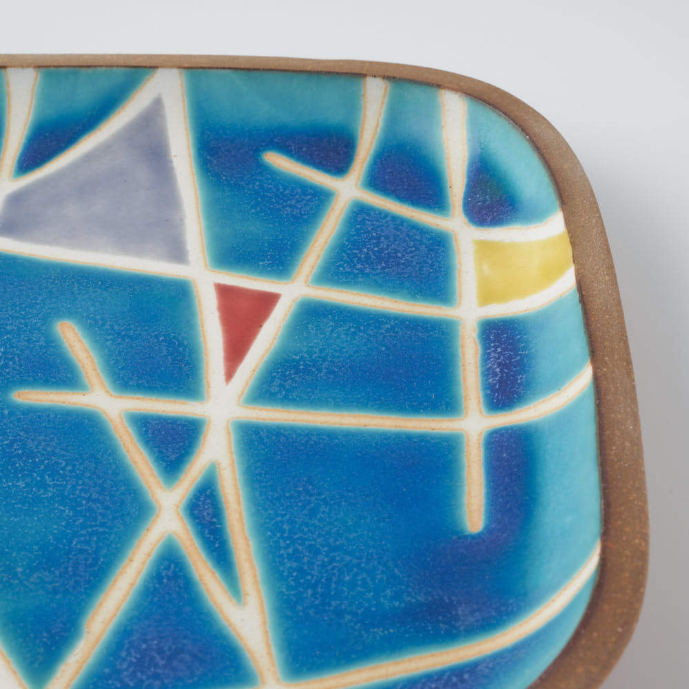 やちむん 一翠窯 長方皿(大) トニー やちむん 一翠窯 やちむん