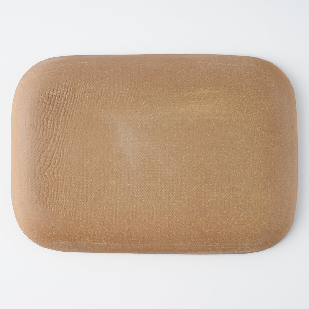 やちむん 一翠窯 長方皿(大) ヘゴ 黄 やちむん 一翠窯 やちむん