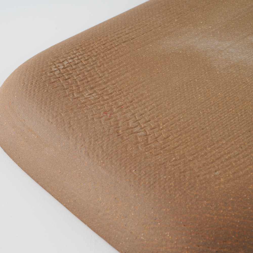 やちむん 一翠窯 長方皿(大) ヘゴ 黄 やちむん 一翠窯 やちむん