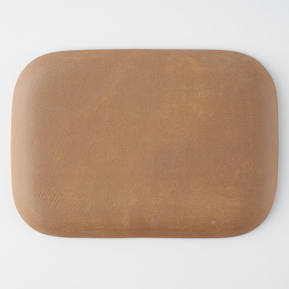 やちむん 一翠窯 長方皿(大) ヘゴ 白(キビ灰) やちむん 一翠窯 やちむん