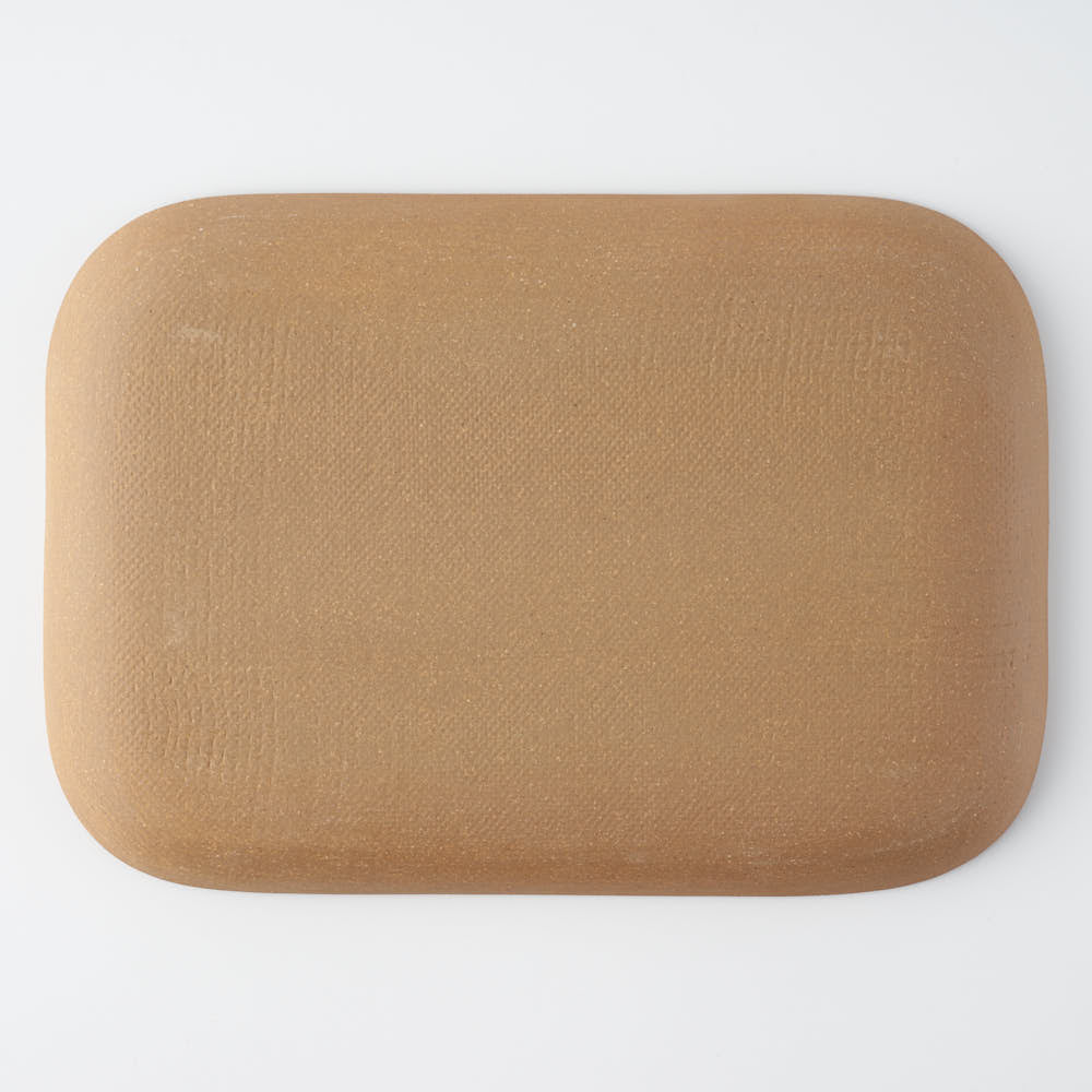 やちむん 一翠窯 長方皿(大) タイル 白(キビ灰) やちむん 一翠窯 やちむん