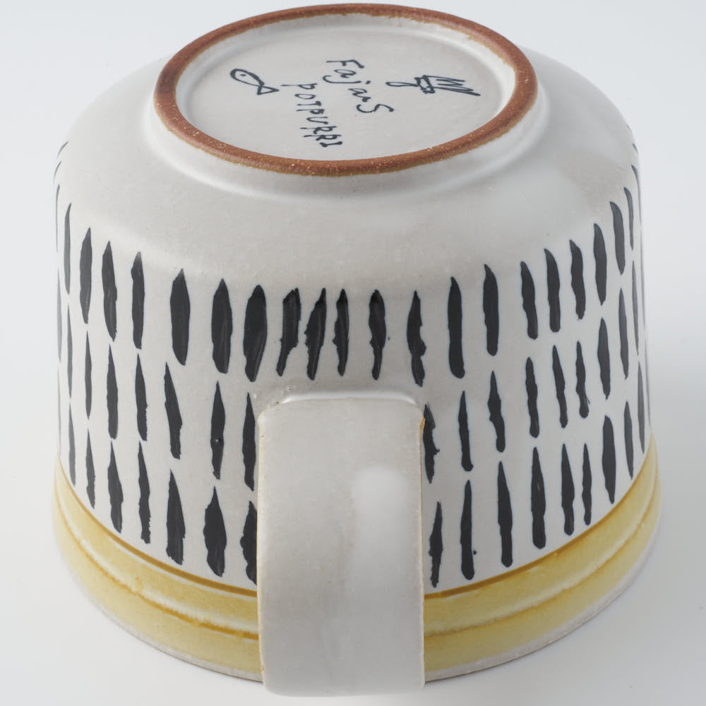 POTPURRI Fajans handpaint カップ&ソーサー Sunny Rain POTPURRI 陶磁器作家もの