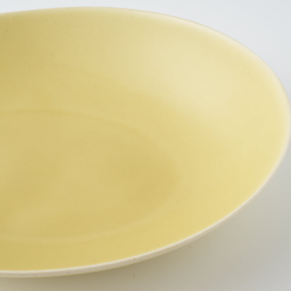 POTPURRI vag パスタプレート Yellow POTPURRI 陶磁器作家もの