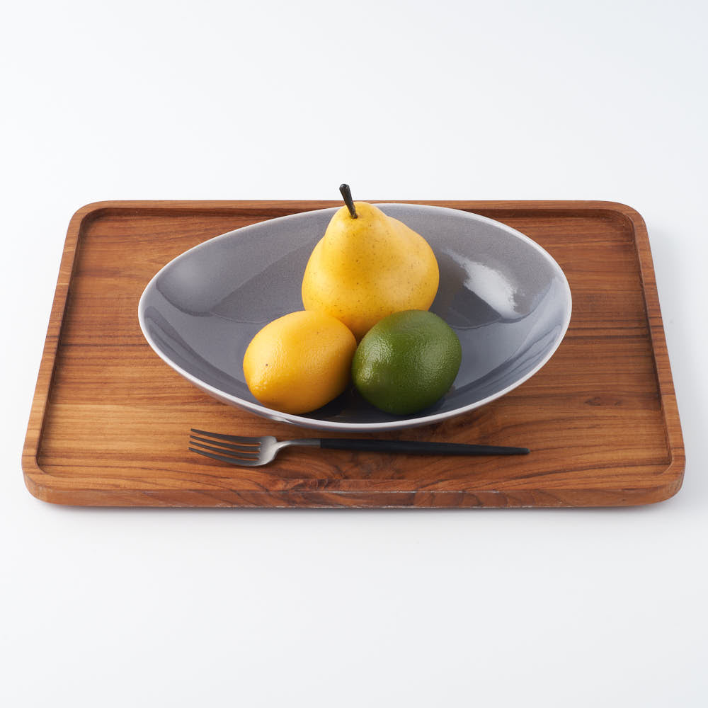 POTPURRI vag パスタプレート Gray POTPURRI 陶磁器作家もの