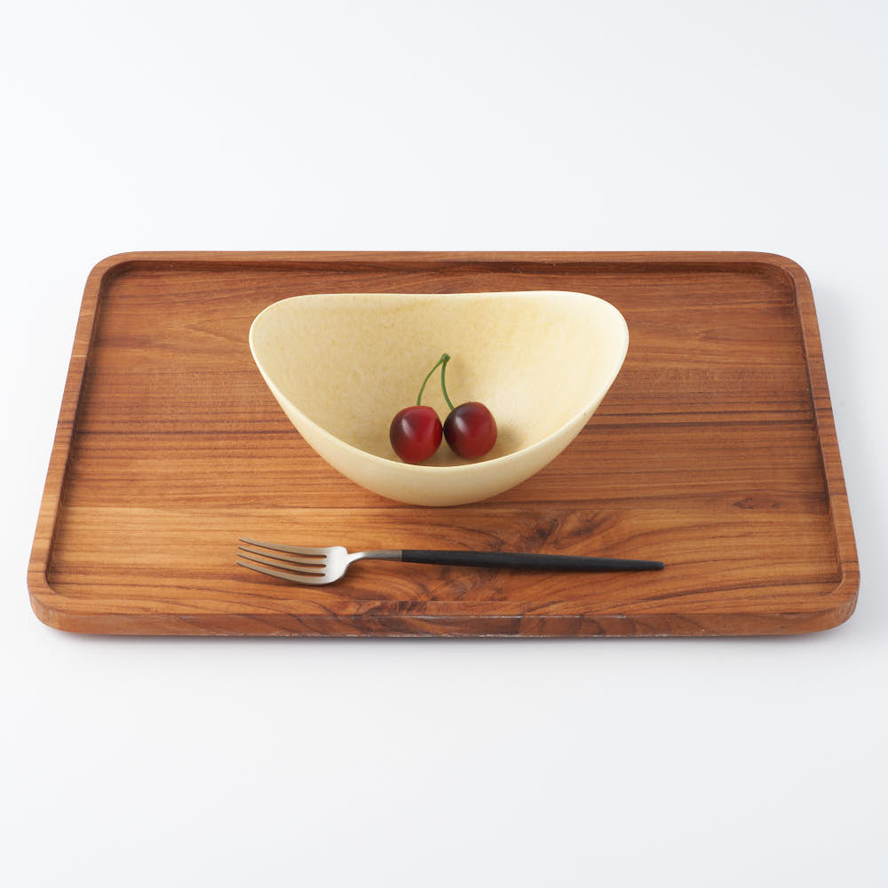 POTPURRI Glanta Bowl M Yellow POTPURRI 陶磁器作家もの