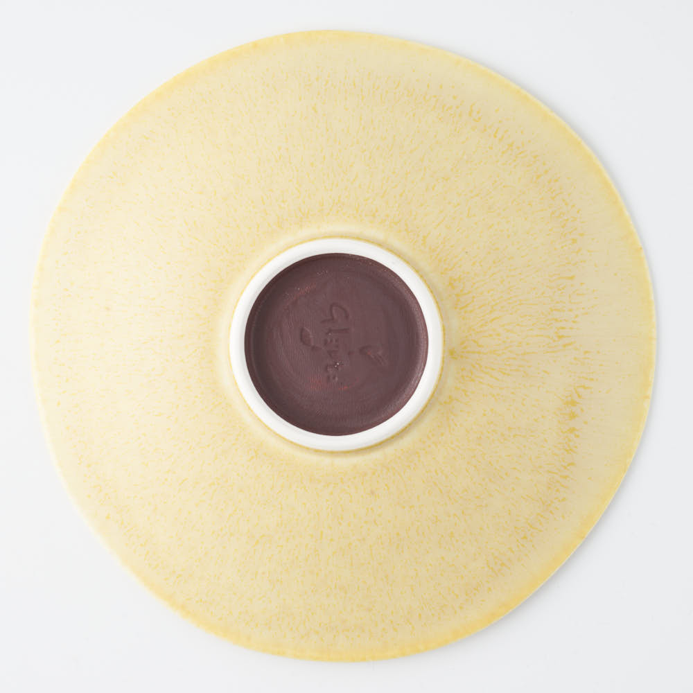 POTPURRI Glanta Plate S Yellow POTPURRI 陶磁器作家もの