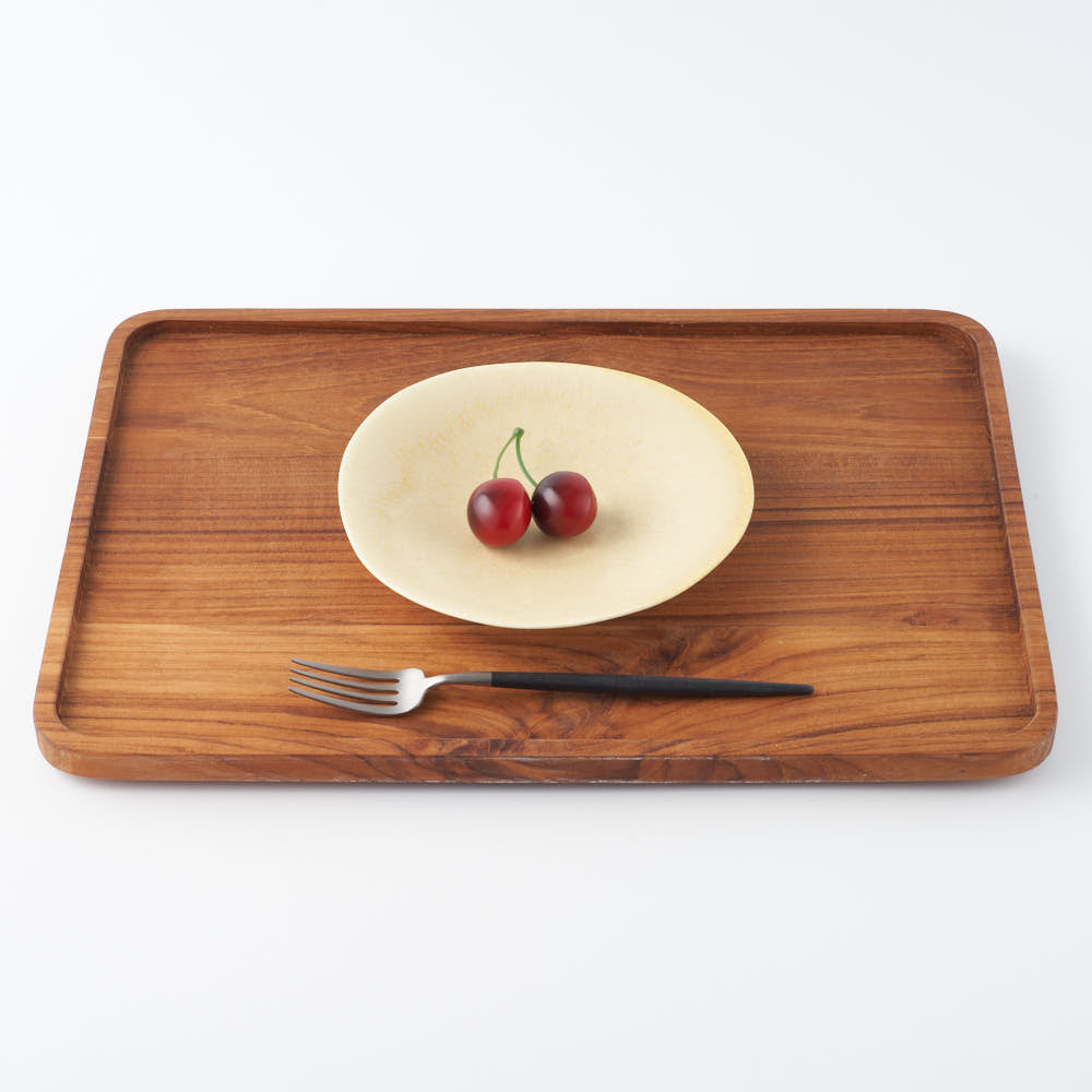 POTPURRI Glanta Plate S Yellow POTPURRI 陶磁器作家もの