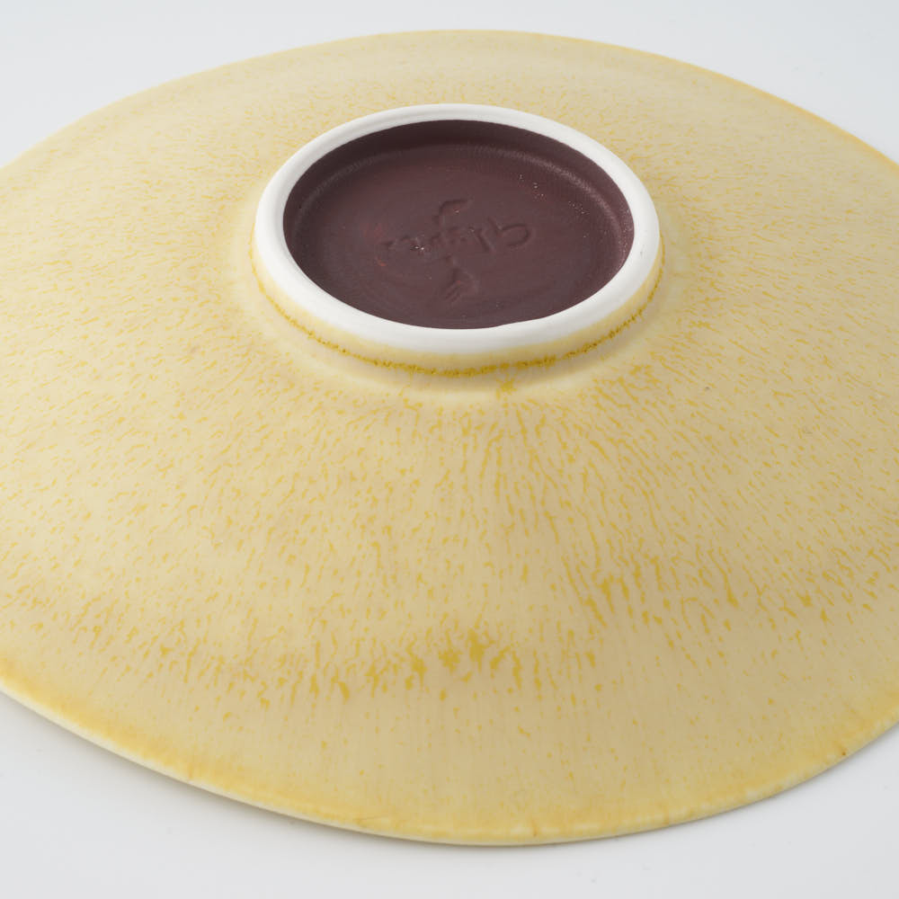 POTPURRI Glanta Plate S Yellow POTPURRI 陶磁器作家もの