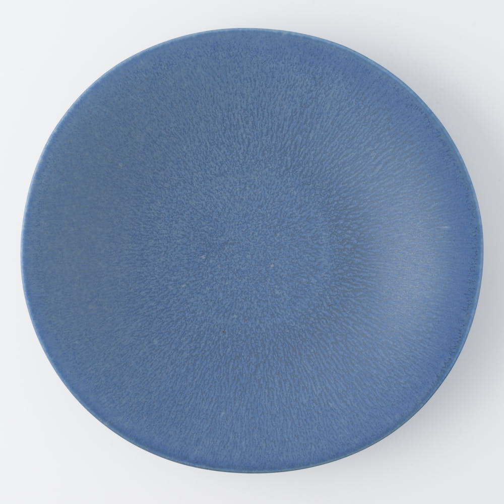 POTPURRI Glanta Plate M Blue POTPURRI 陶磁器作家もの